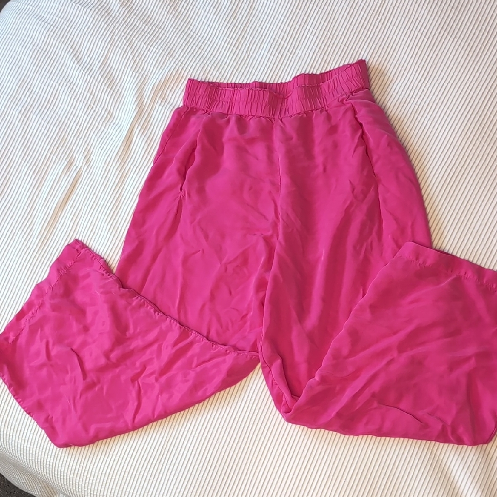Women’s Pink Wide-Leg Pants